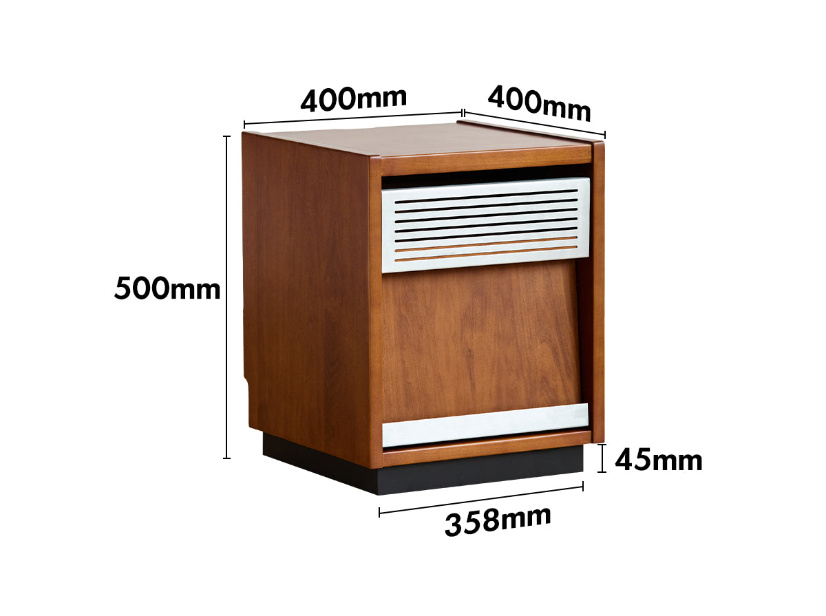 Bauhaus Boxwood Side Table MIES Size Chart