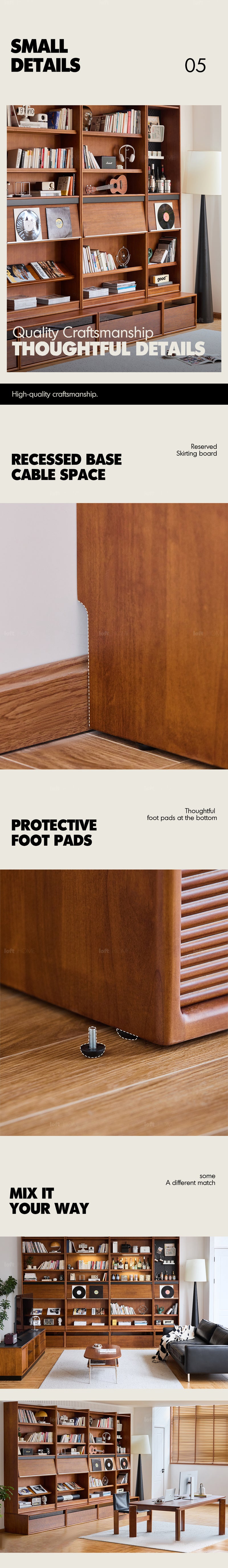 Vintage Boxwood Modular Bookshelf MURA More Details and Instruction_14