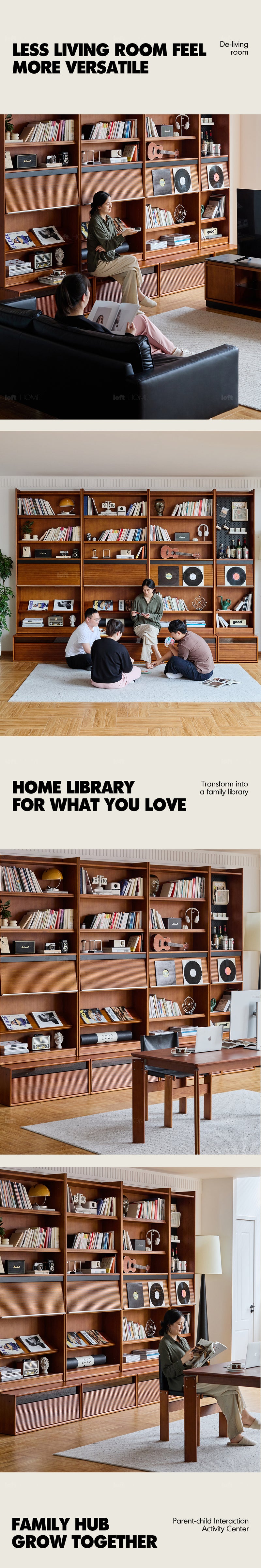 Vintage Boxwood Modular Bookshelf MURA More Details and Instruction_3