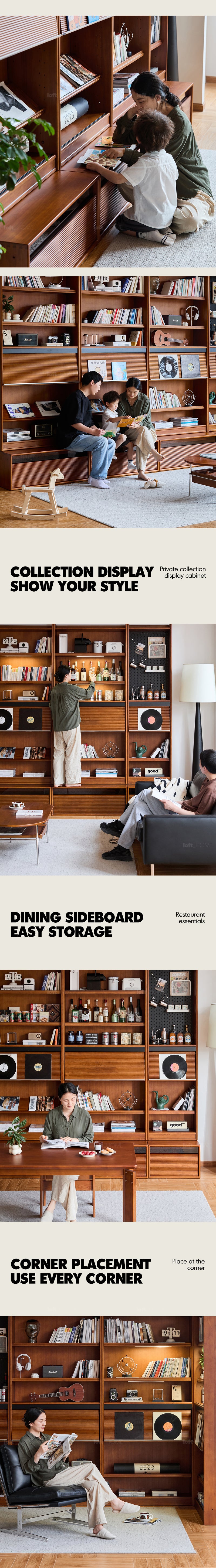 Vintage Boxwood Modular Bookshelf MURA More Details and Instruction_4
