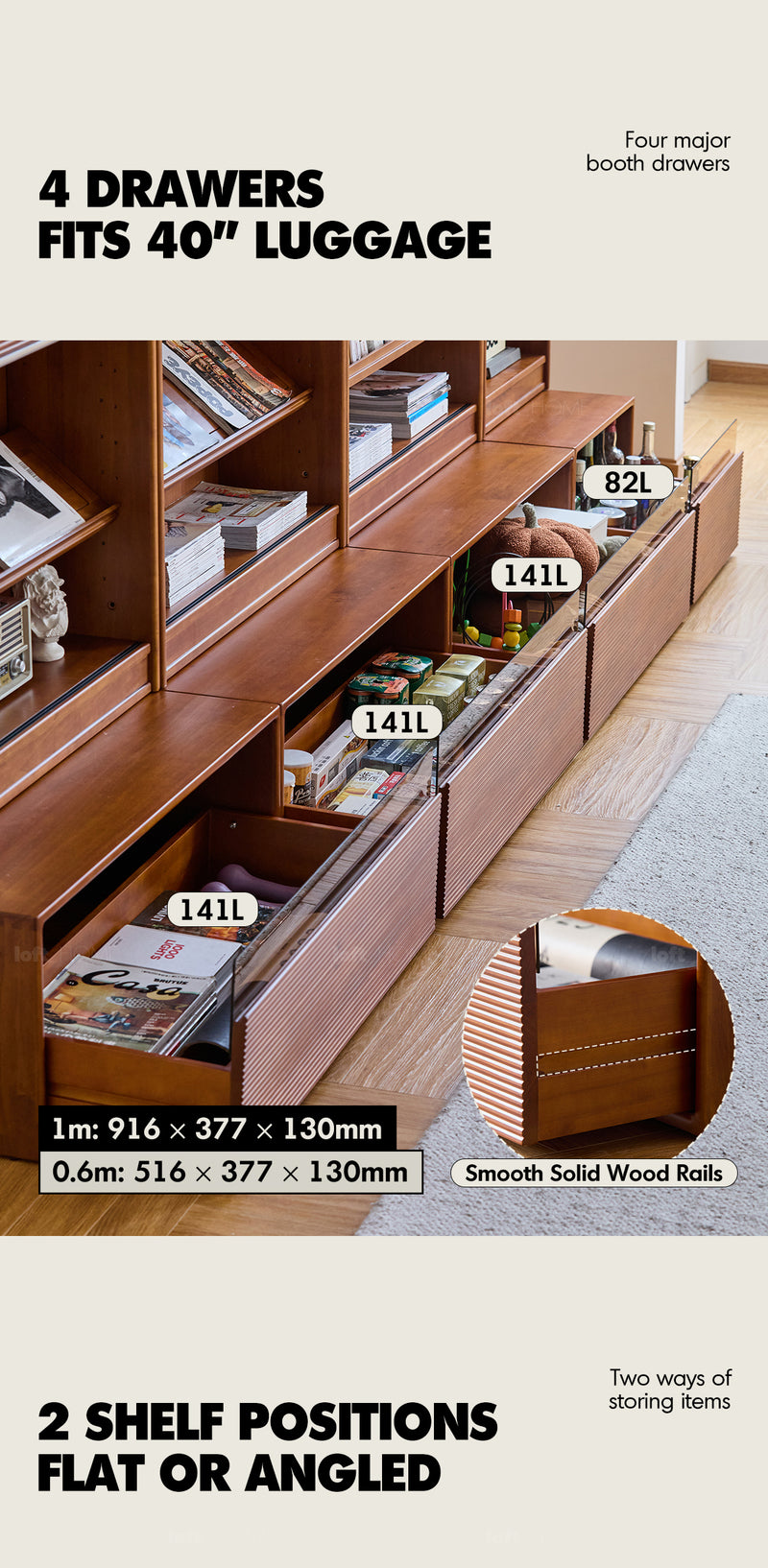 Vintage Boxwood Modular Bookshelf MURA More Details and Instruction_8