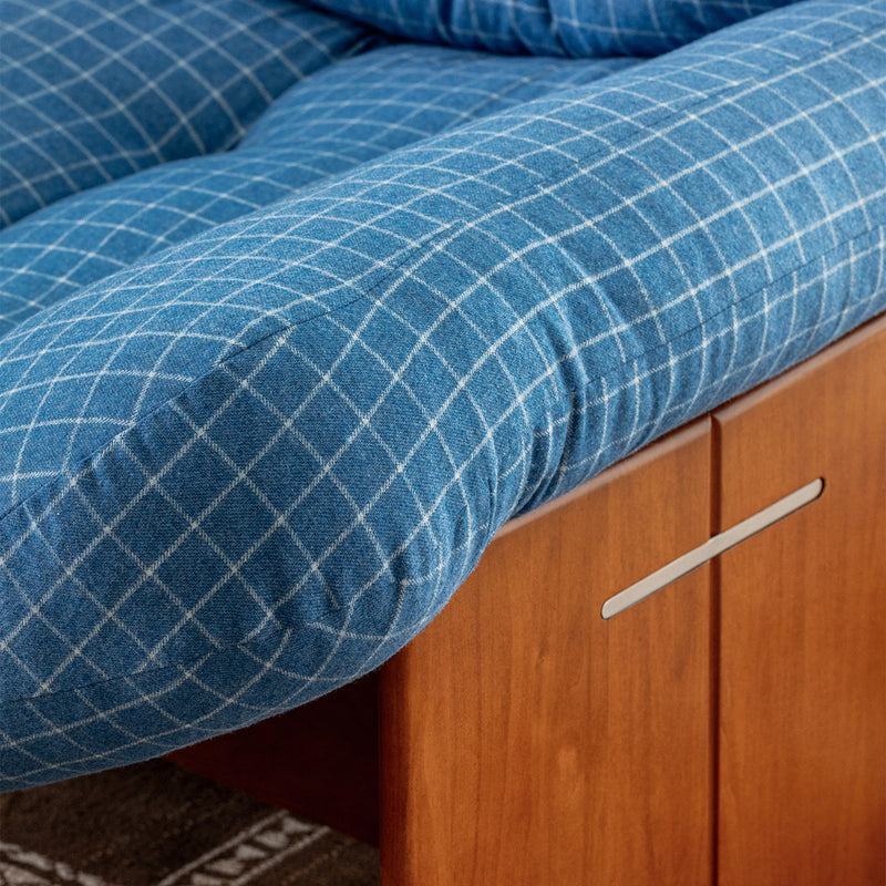 Bauhaus Wool Fabric 1 Seater Sofa MIES Color Swatches