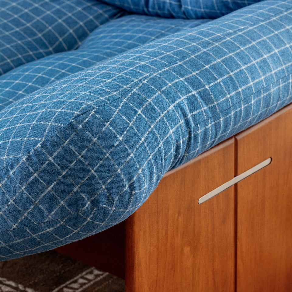 Bauhaus Wool Fabric 1 Seater Sofa MIES Color Swatches