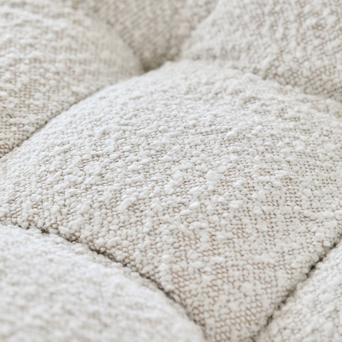 Bauhaus Boucle Fabric 1 Seater Sofa EMI Color Swatches