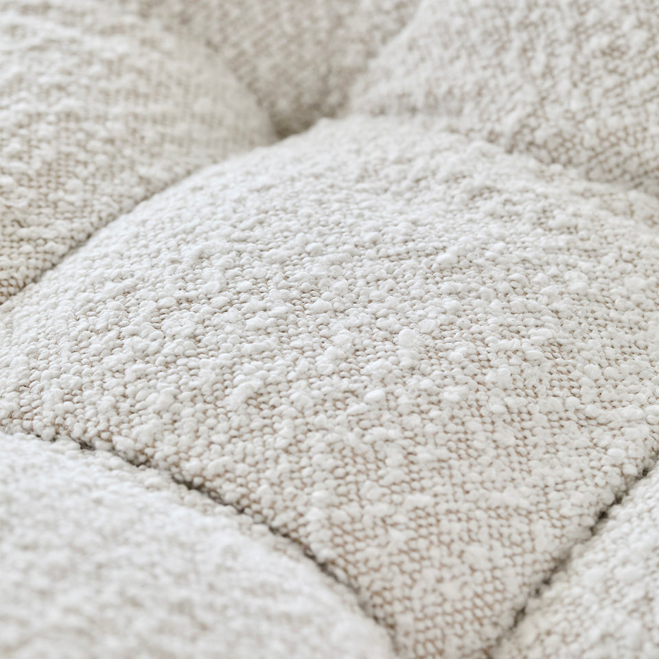 Bauhaus Boucle Fabric 1 Seater Sofa EMI Color Swatches