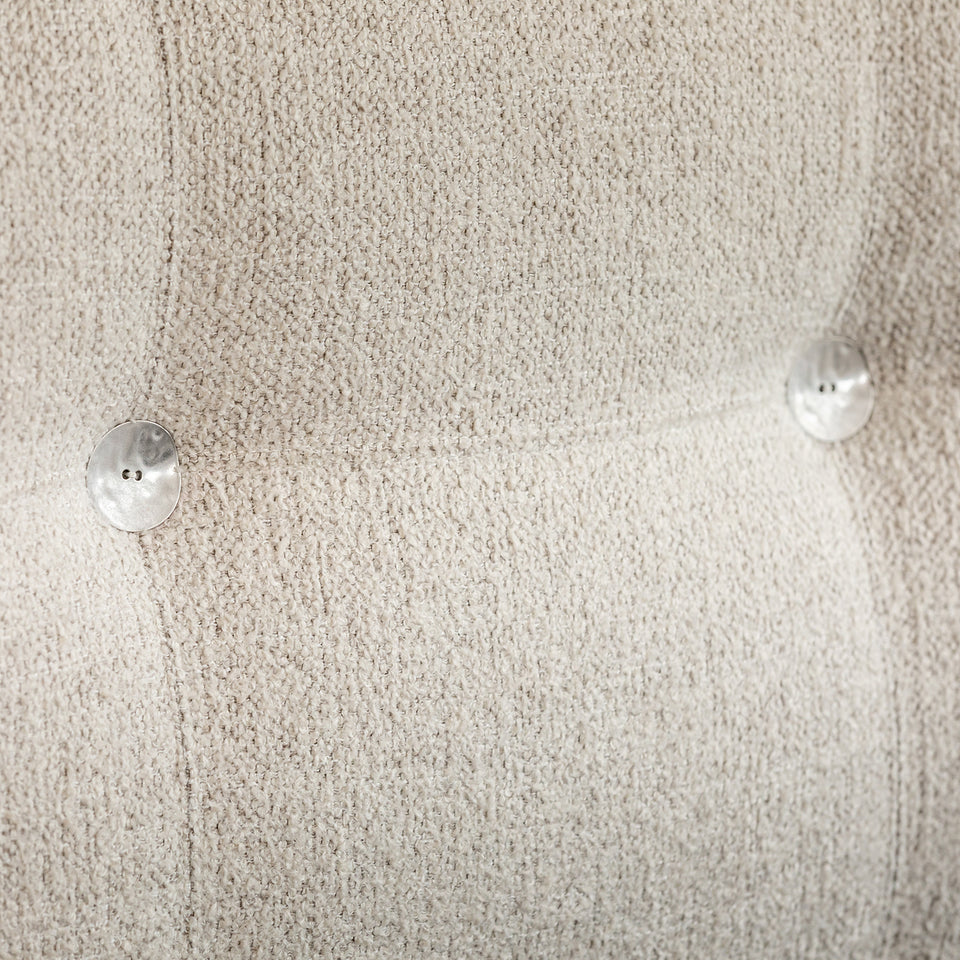 Minimalist Boucle Fabric Bed MORN Color Swatches