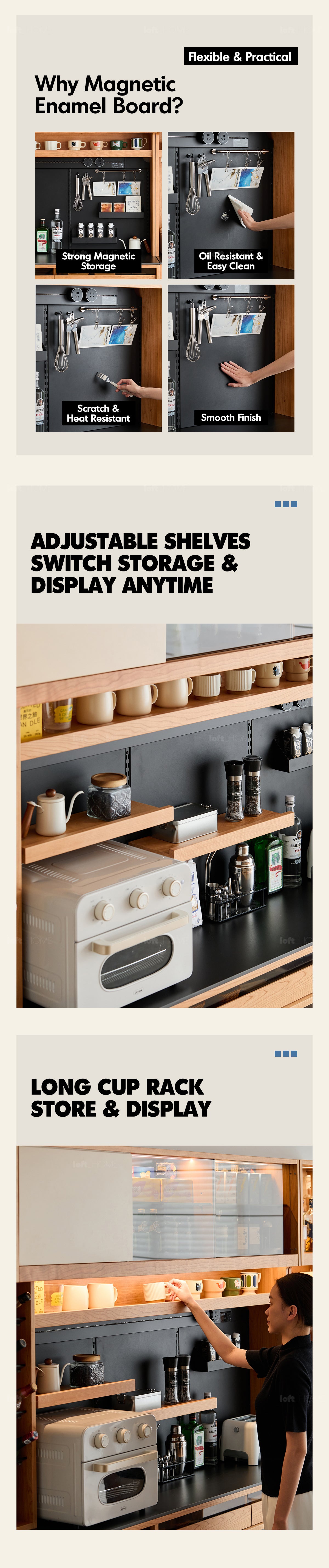 Scandinavian Cherry Wood Sintered Stone Side Cabinet TIMELESS More Details and Instruction_7