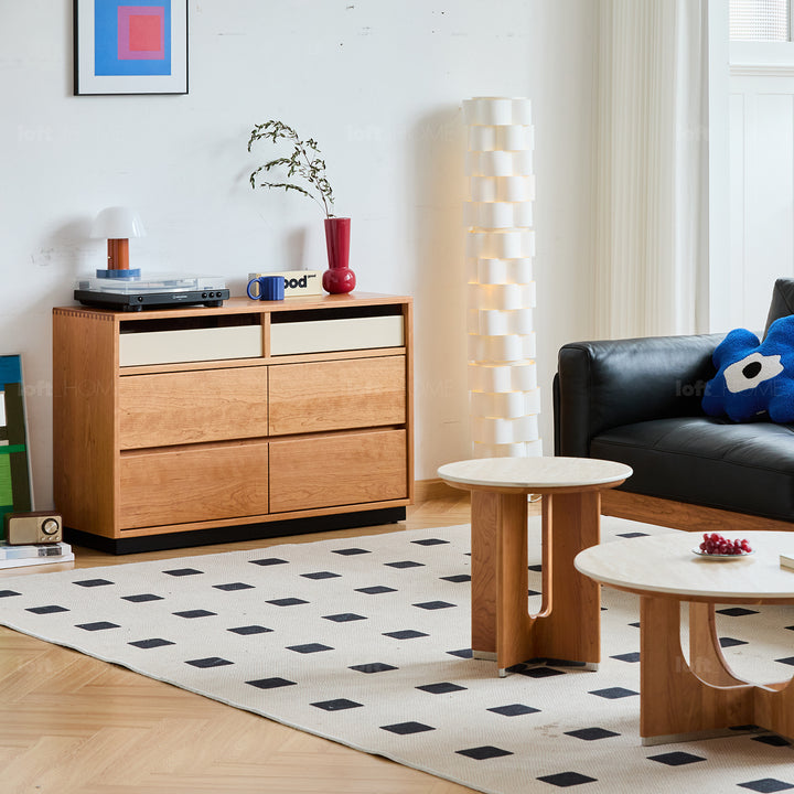 Scandinavian Cherry Wood Chest Of Drawers TIMELESS 6