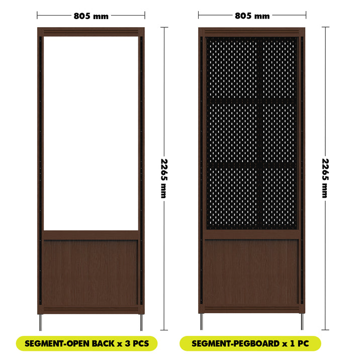 Vintage boxwood modular hanging wall shelf system muse dining size charts.