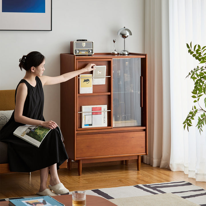 Vintage boxwood side cabinet vista size charts.