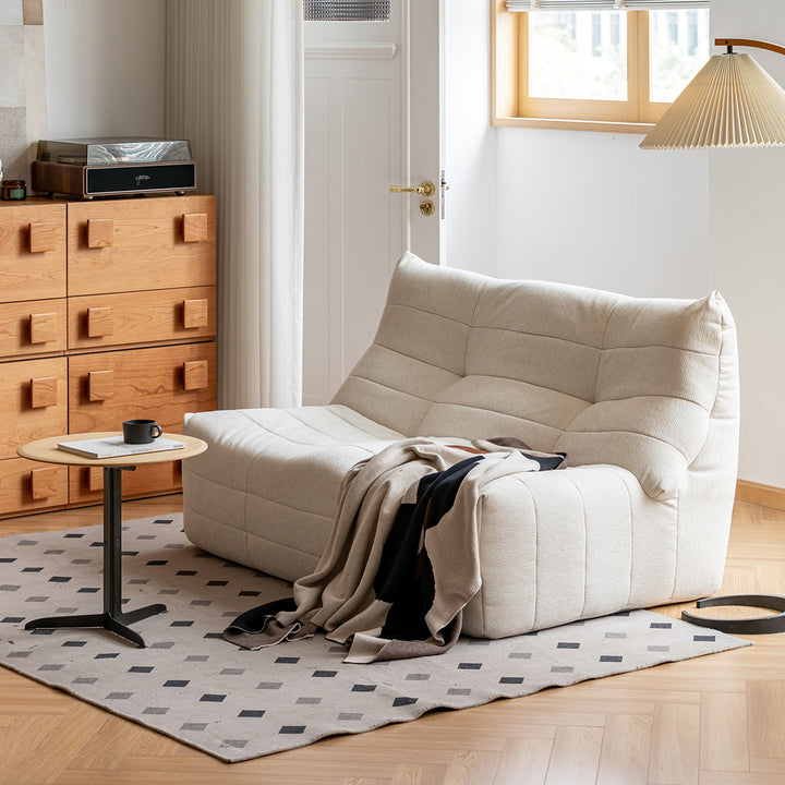 Cream chenille velvet fabric 2 seater sofa curly size charts.