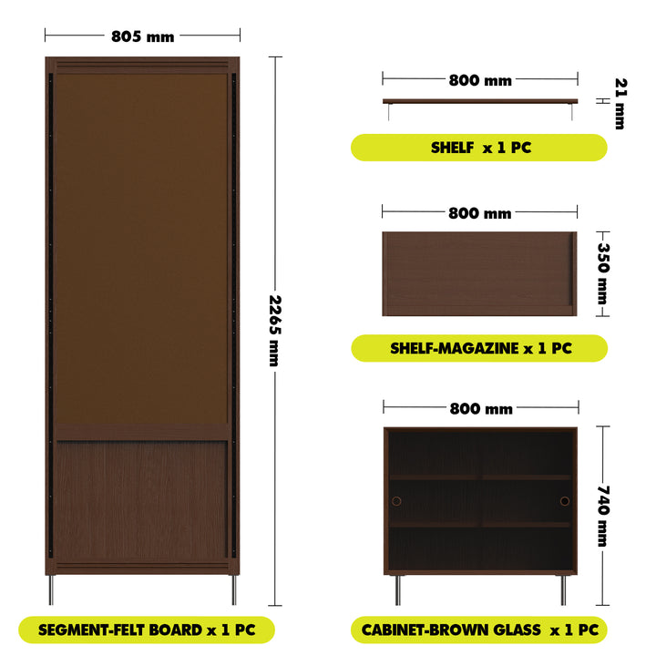 Vintage boxwood modular hanging wall shelf system muse single size charts.