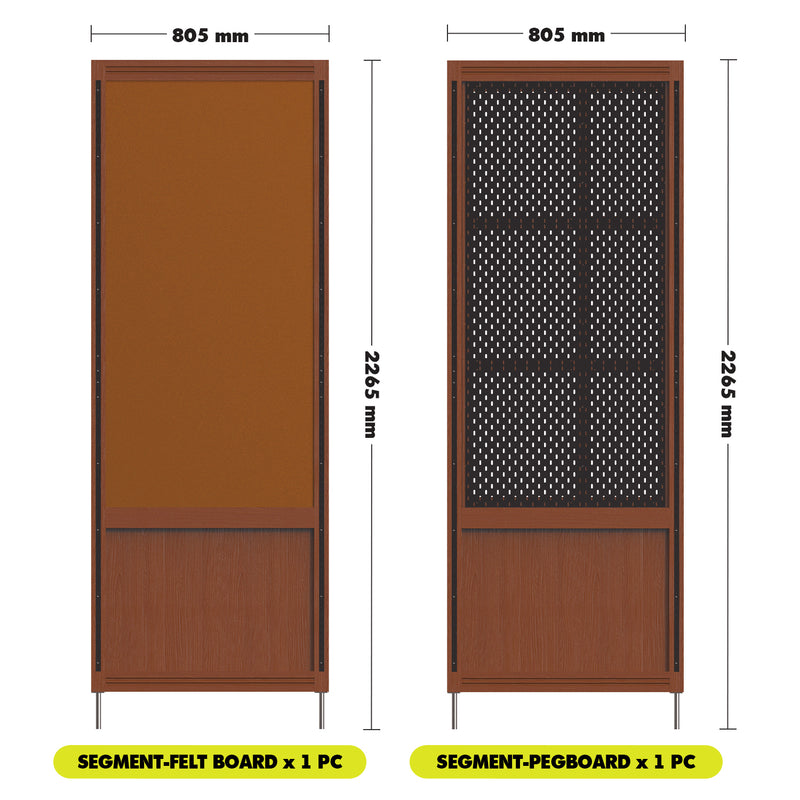 Bauhaus Boxwood Modular Hanging Wall Shelf System MUSE ENTRYWAY Size Chart