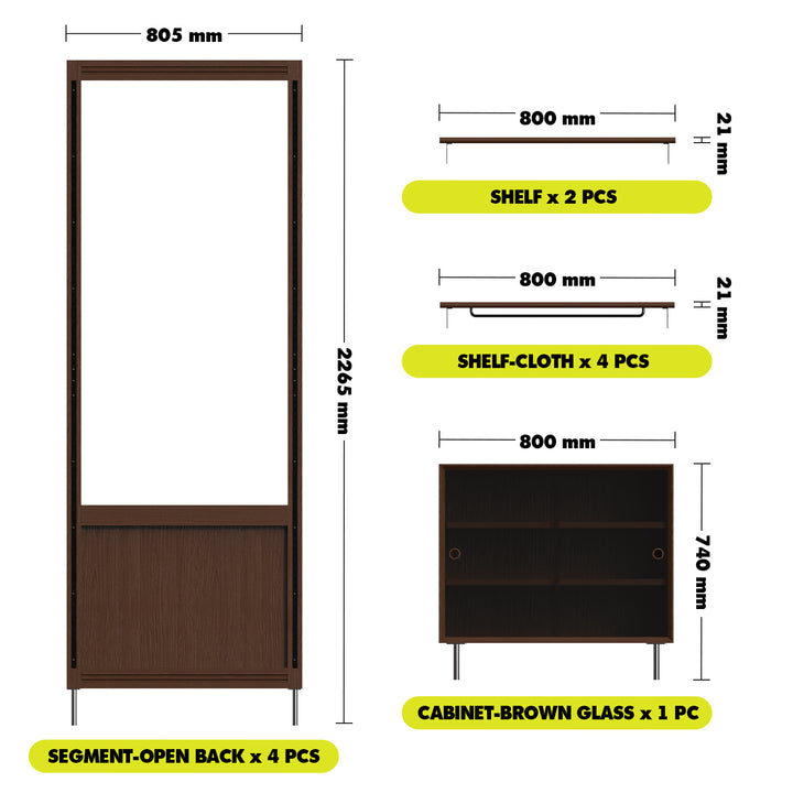 Vintage boxwood modular hanging wall shelf system muse wardrobe size charts.