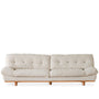 Scandinavian Cat Scratch Resistant Fabric 4 Seater Sofa NIMBUS