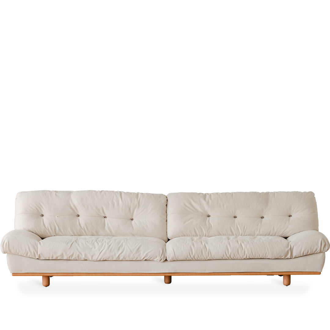 Scandinavian cat scratch resistant fabric 4 seater sofa nimbus color swatches.