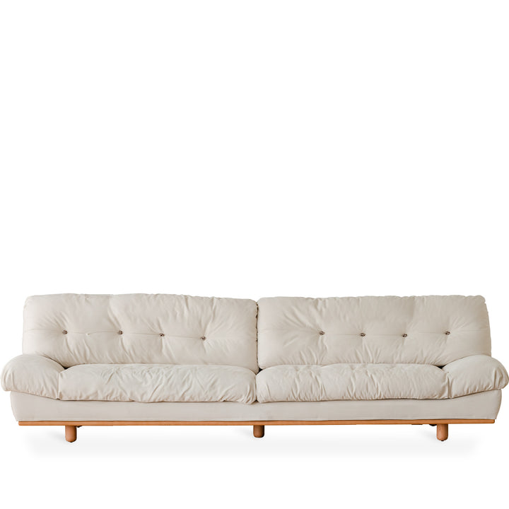 Scandinavian cat scratch resistant fabric 4 seater sofa nimbus color swatches.
