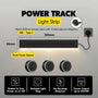 500mm Power Track +3pcs International Adaptors