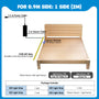 For 0.9m Bed: 1 Side (2m)
