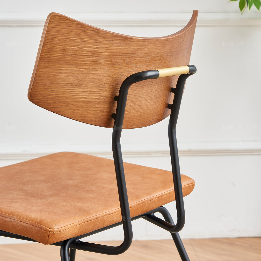 Modern Wood Dining Chair 2pcs Set SOLI Panoramic