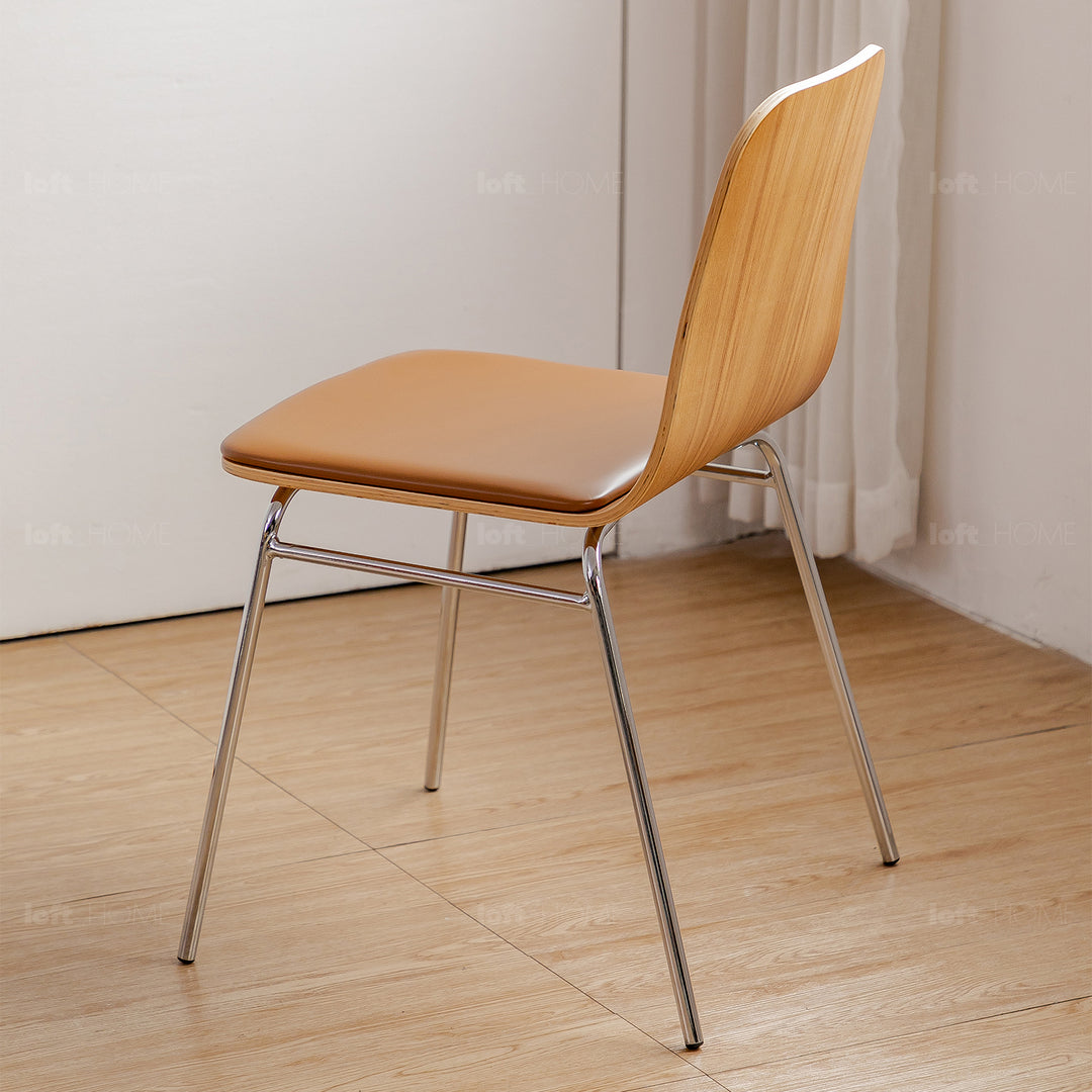 Modern Wood Dining Chair 2pcs Set SEELA Environmental
