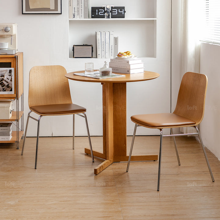 Modern Wood Dining Chair 2pcs Set SEELA Life Style
