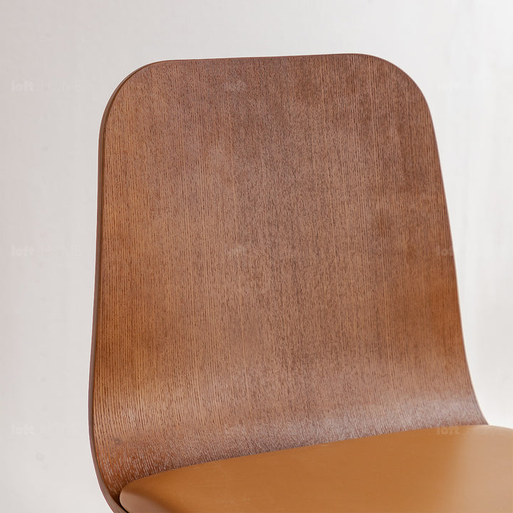Modern Wood Dining Chair 2pcs Set SEELA Detail 2