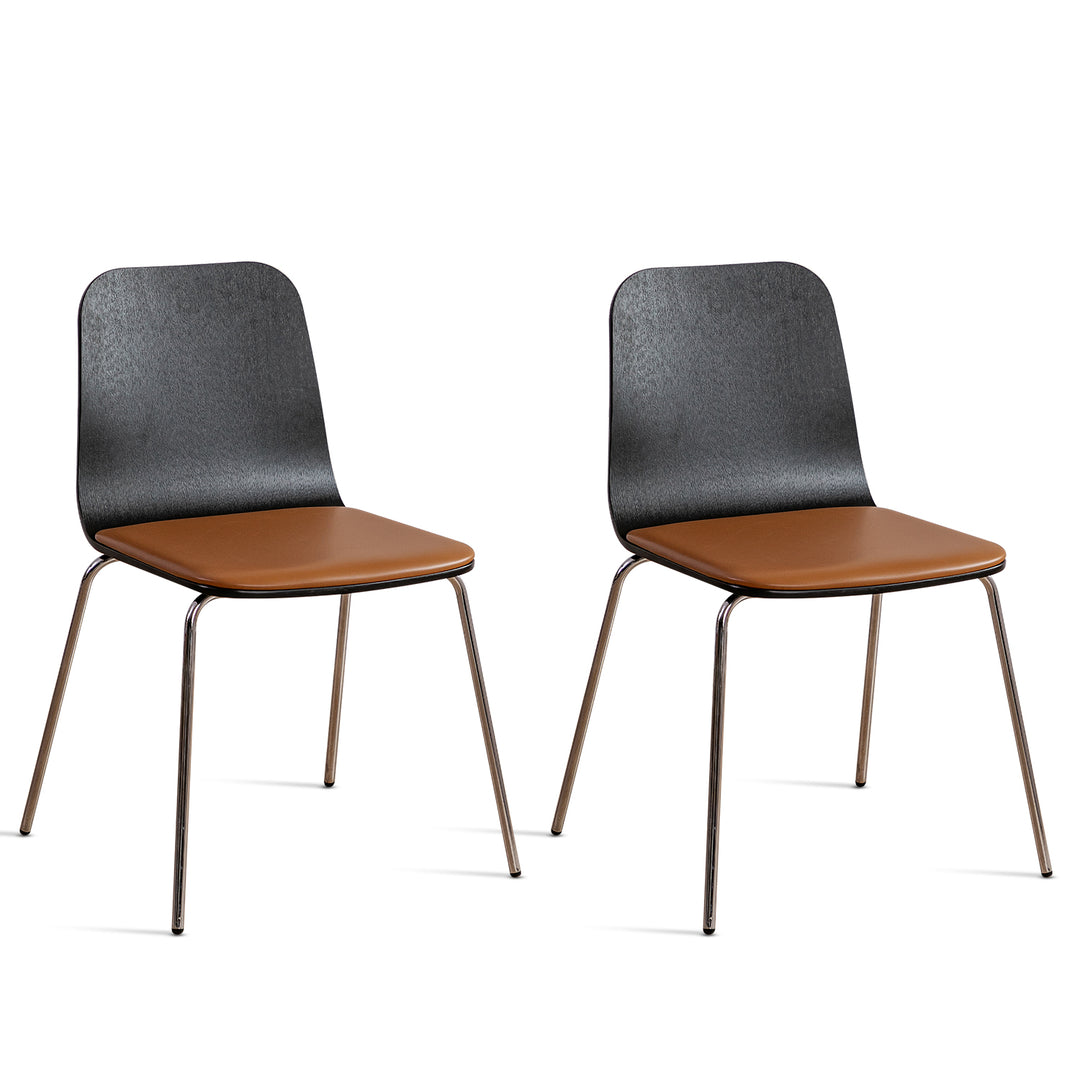 Modern Wood Dining Chair 2pcs Set SEELA Detail 13