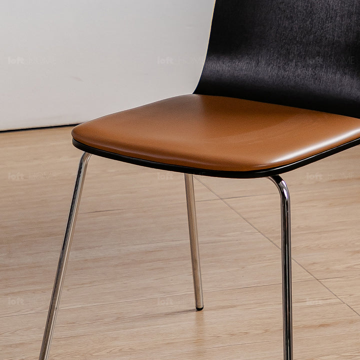 Modern Wood Dining Chair 2pcs Set SEELA Detail 25