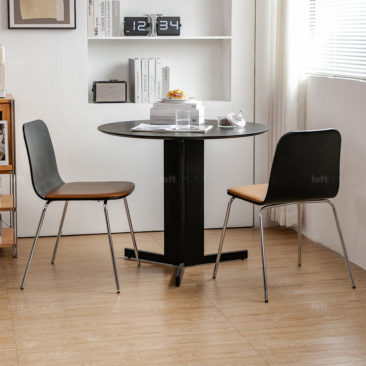 Modern Wood Dining Chair 2pcs Set SEELA Detail 17