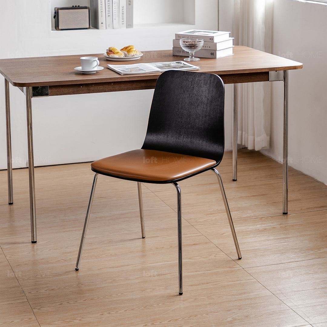 Modern Wood Dining Chair 2pcs Set SEELA Detail 18