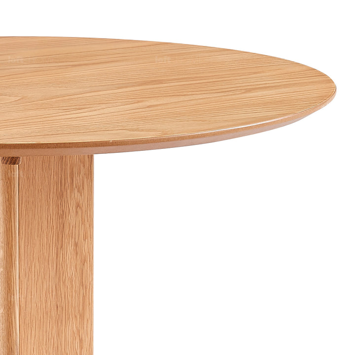 Modern Wood Round Dining Table TREFOIL Situational