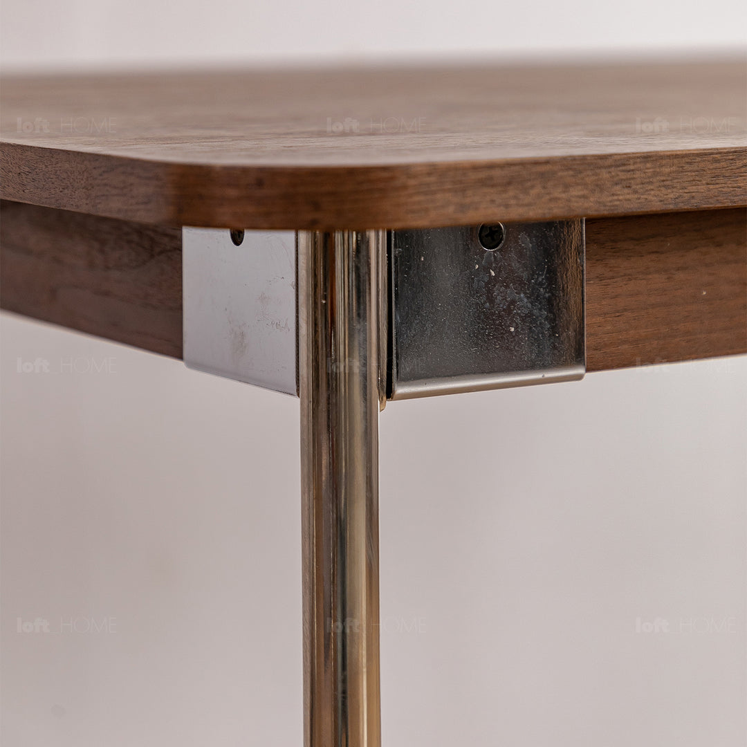 Modern Wood Dining Table Walnut HALDEN Environmental