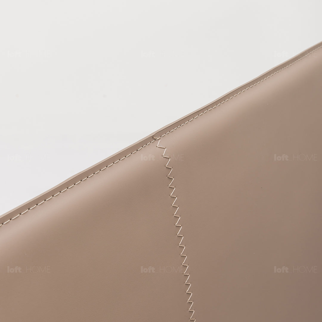 Minimalist Genuine Leather Bed ALYS Panoramic