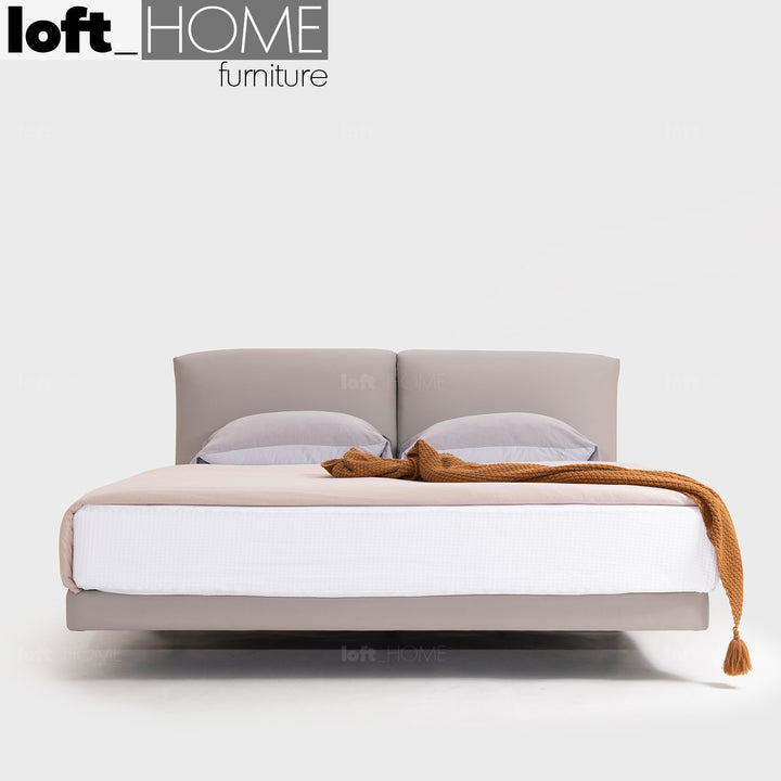 Minimalist Genuine Leather Floating Bed BENCE Primary Product