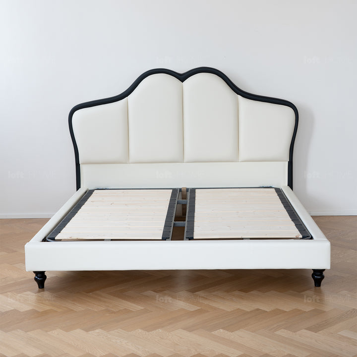 Minimalist Leather Bed BUTTERFLY Still Life