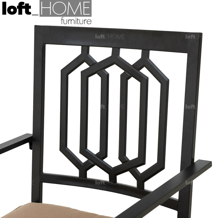 Modern Outdoor Revolving Dining Chair PATIO Detail