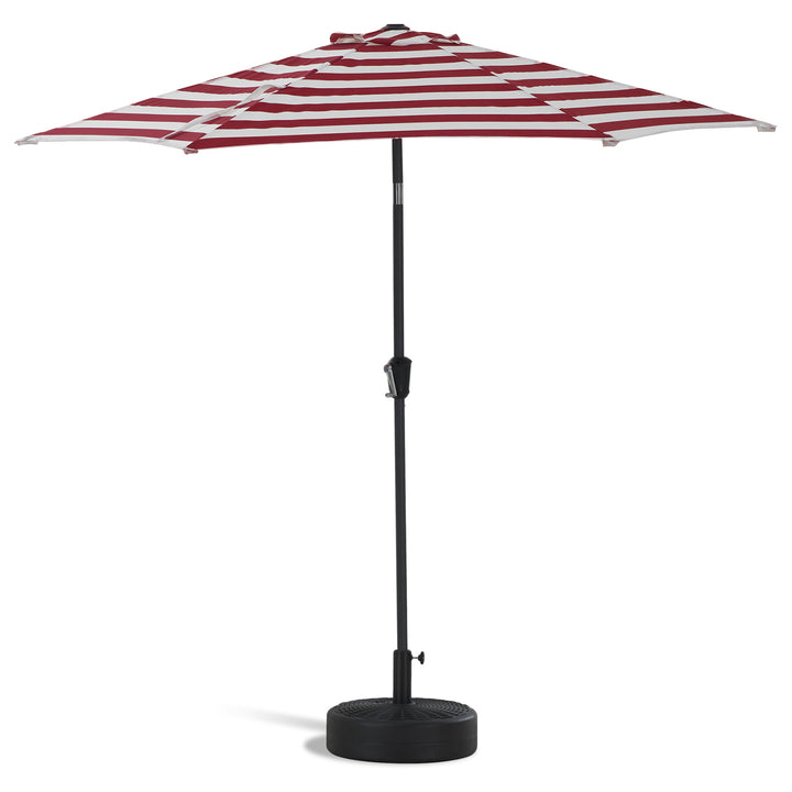 Minimalist Outdoor Unbrella RUBY White Background