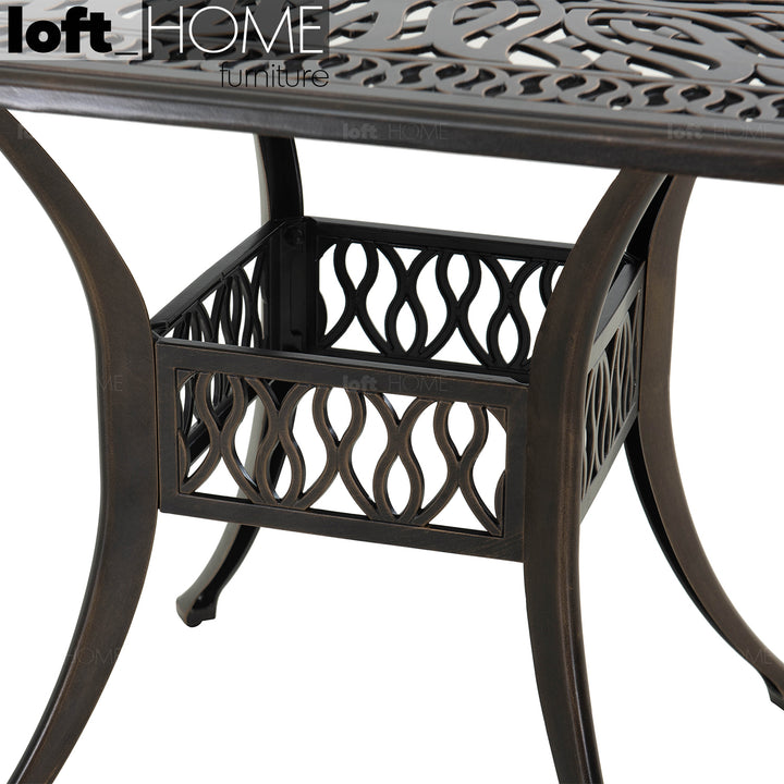 Modern Outdoor Dining Table ARTISTRY Panoramic