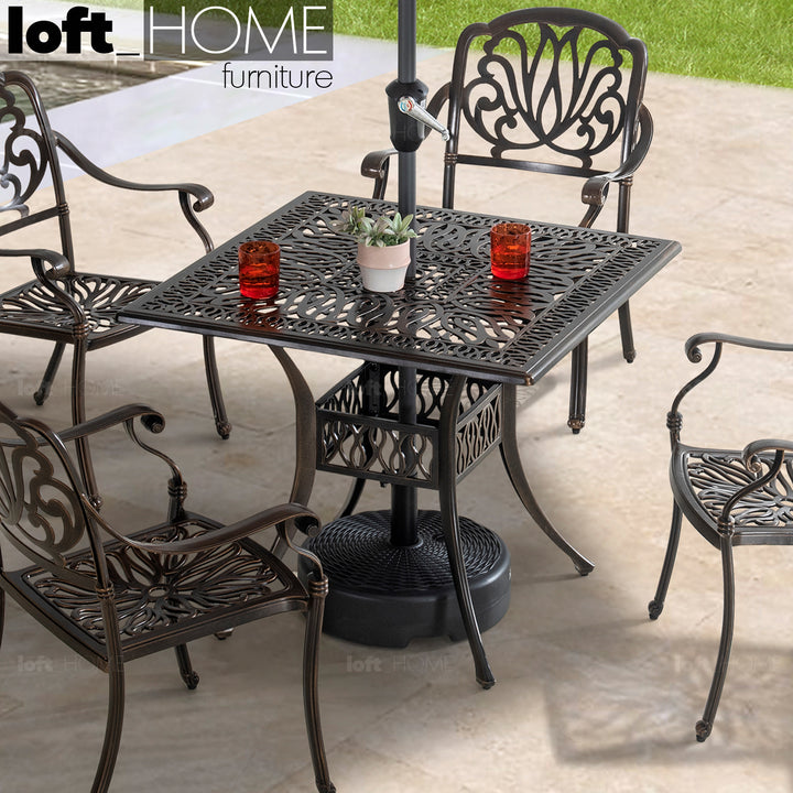 Modern Outdoor Dining Table ARTISTRY Primary Product