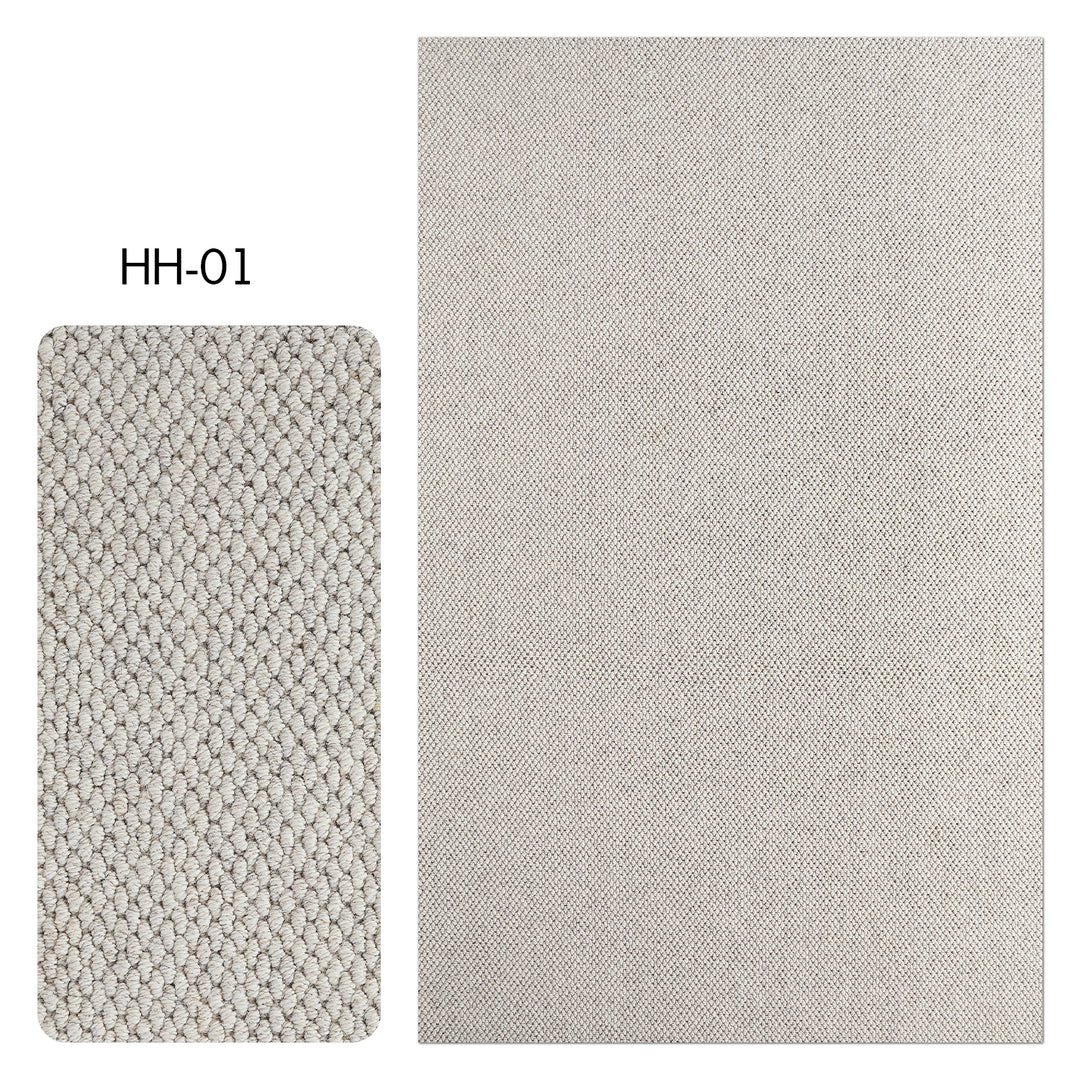 Modern Wool Area Rug COLE White Background
