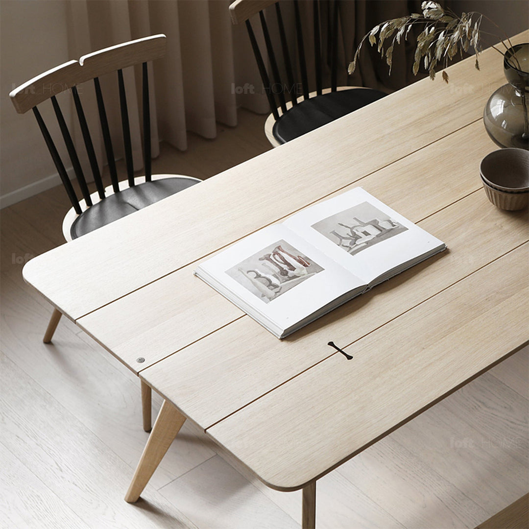 (Fast Delivery) Dining Table KIRI Close-up