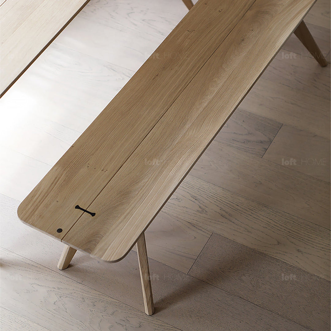 (Fast Delivery) Dining Bench KIRI Environmental