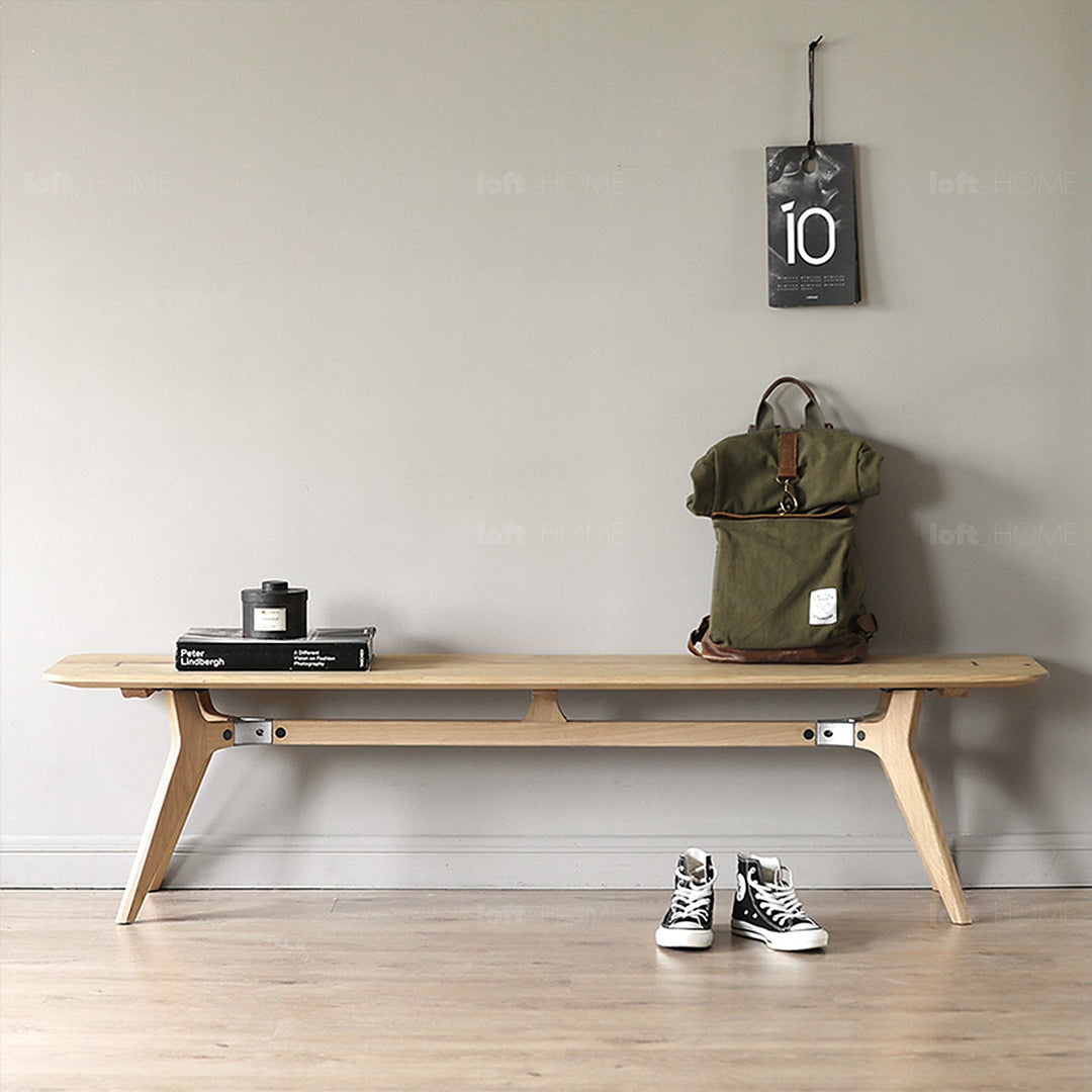 (Fast Delivery) Dining Bench KIRI Close-up