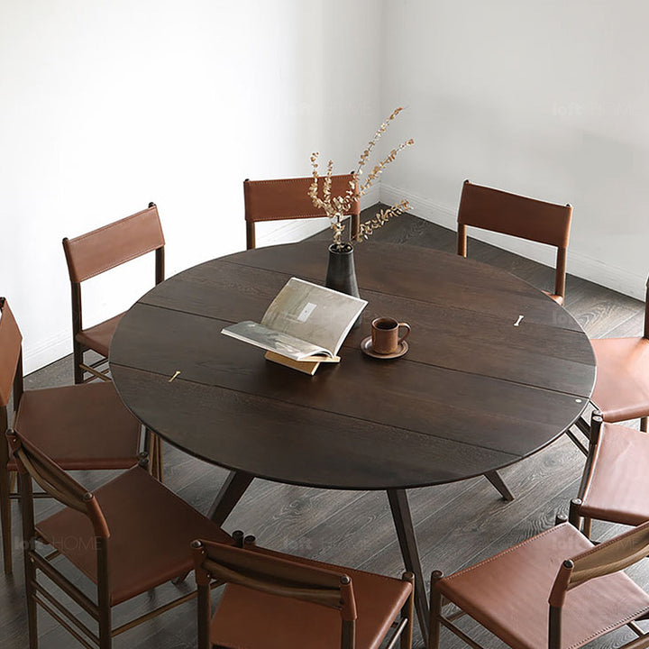(Fast Delivery) Round Dining Table KIRI Life Style