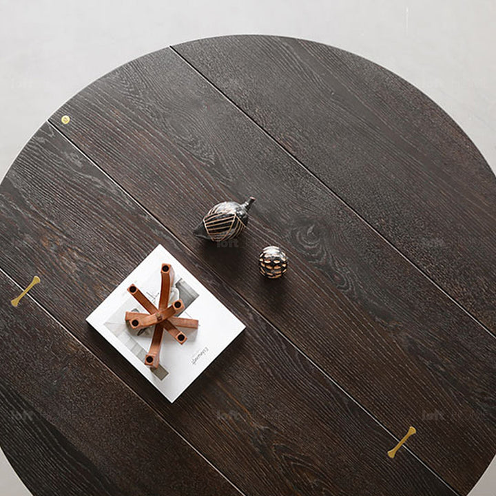 (Fast Delivery) Round Dining Table KIRI In-context