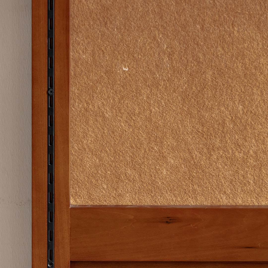 Vintage boxwood modular hanging wall shelf system muse single color swatches.