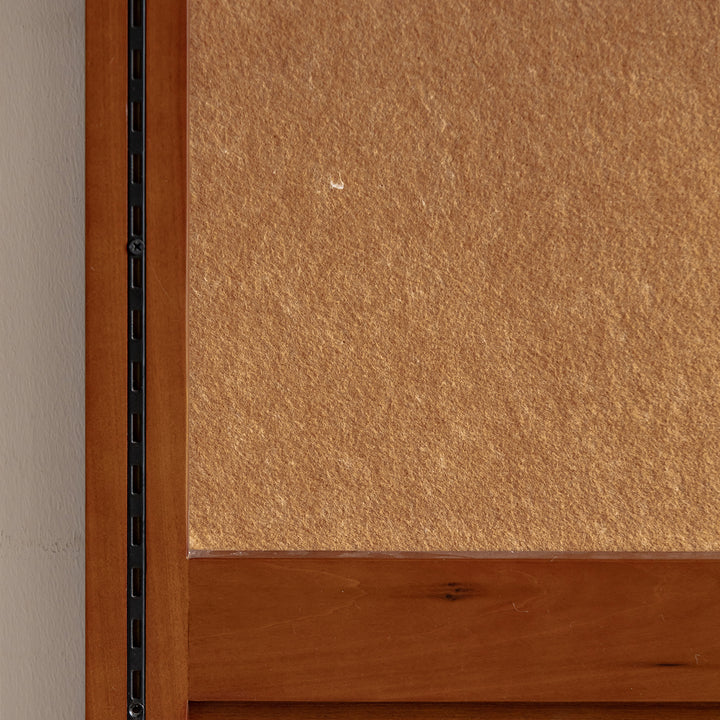 Vintage boxwood modular hanging wall shelf system muse single color swatches.