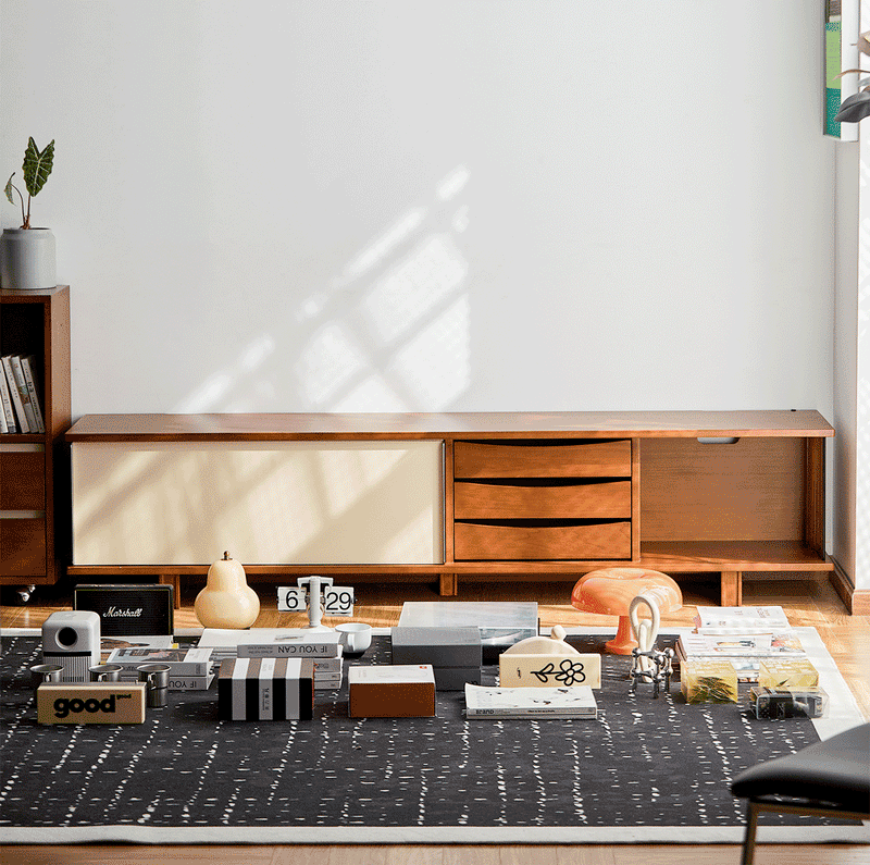 Bauhaus Boxwood Sliding Door TV Console MIST More Details and Instruction_4