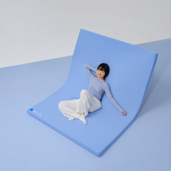 6cm hybrid medium firm cooling skin mattress bluebox color swatches.